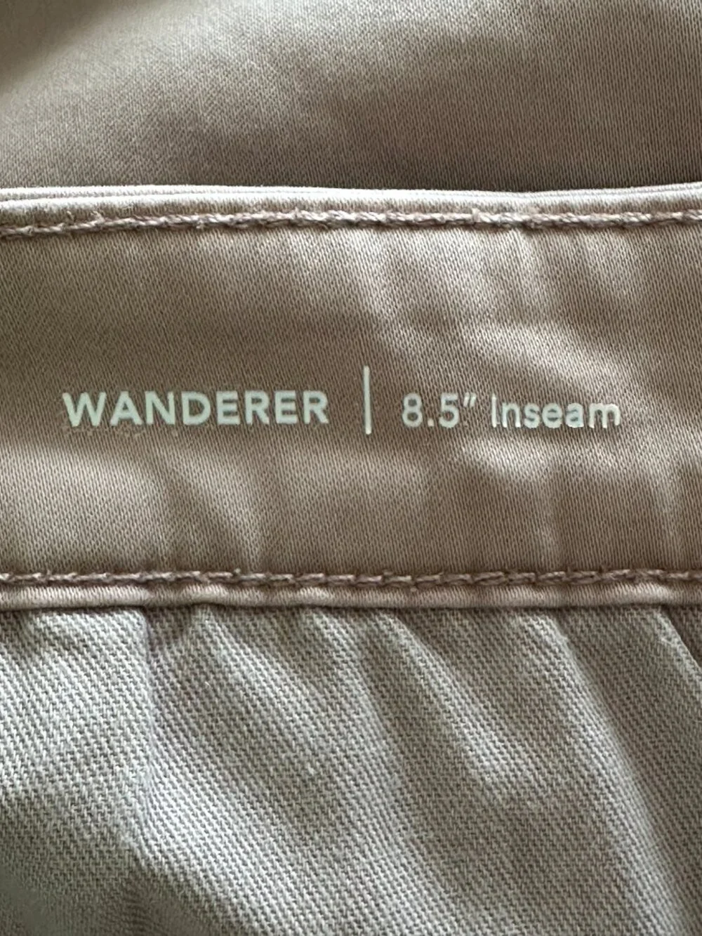AG Adriano Goldschmied Men's Wanderer Rose Colored Trouser Sateen Shorts Size 34